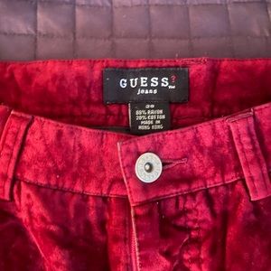 Vintage Guess (Red Velvet) Pants